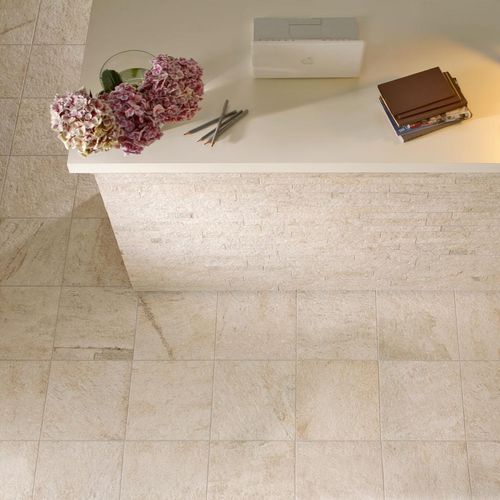 Piastrella in gres porcellanato - MULTIQUARZ - MARAZZI - opaca / finitura naturale / testurizzata