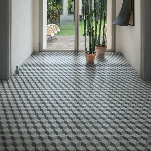 Piastrella in gres porcellanato - D_SEGNI BLEND - MARAZZI - opaca / finitura naturale / da interno