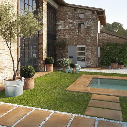 Piastrella in gres porcellanato - COTTOTOSCANA20 - MARAZZI - opaca / da esterno / per bagnasciuga di piscina