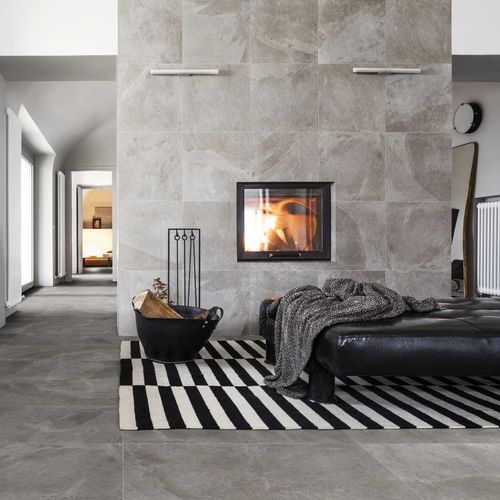 Piastrella in gres porcellanato - MYSTONE ARDESIA - MARAZZI - opaca / finitura naturale / 3D