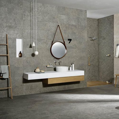 Piastrella in gres porcellanato - MYSTONE GRIS FLEURY - MARAZZI - opaca / finitura naturale / da interno