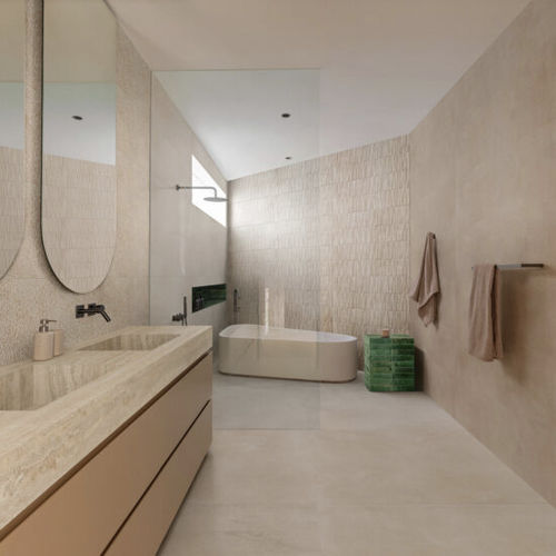 Piastrella in gres porcellanato - SLOW - MARAZZI - strutturata / con motivo stampato / da interno