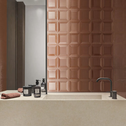 Piastrella in gres porcellanato - BLISS - MARAZZI - opaca / strutturata / finitura mattoni