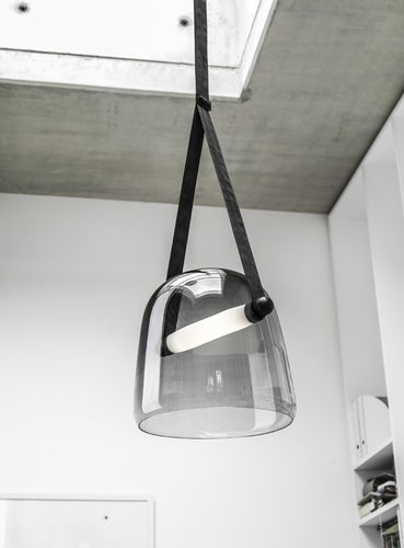 Lampada a sospensione - MONA : PC938 - BROKIS - in legno / in vetro soffiato / contemporanea