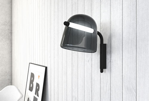 Applique contemporanea - MONA : PC969, PC970 - BROKIS - da interno / in vetro soffiato / in legno