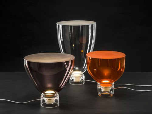 Lampada da tavolo - LIGHTLINE - BROKIS - in vetro soffiato / contemporanea / con cavo