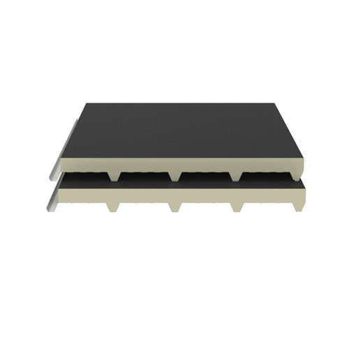 Pannello per coperture a falde - ISODECK - Isopan - piano / in metallo / in poliuretano