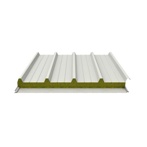 Pannello sandwich isolante per rivestimento di facciata - ISOFIRE ROOF FONO - Isopan - per muro / per tetto / rivestimento in metallo