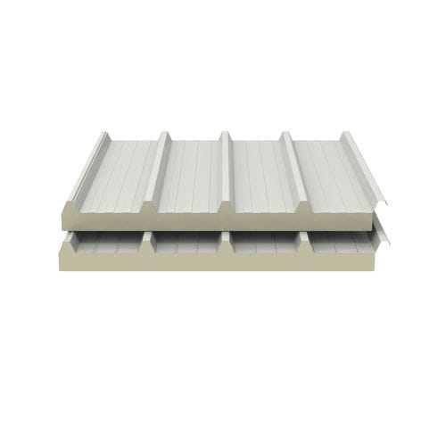 Pannello per coperture a falde - ISOGRECATA - Isopan - in alluminio / in poliuretano / in lamiera