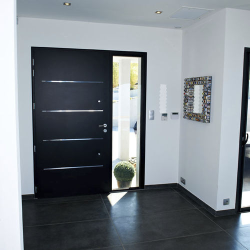 Porta d'ingresso - COTIM 11 - ZILTEN - in alluminio / battente / contemporanea