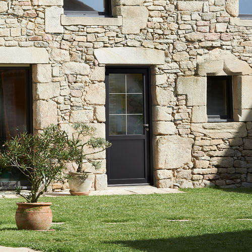 Porta d'ingresso - TRACY 1 - ZILTEN - in PVC / battente / contemporanea