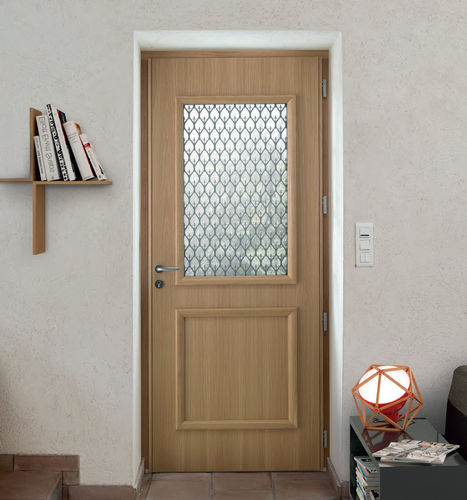Porta d'ingresso - PRADO DUO - ZILTEN - in rovere / in alluminio / battente