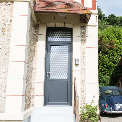 Porta d'ingresso - VEGA 1 - ZILTEN - in PVC / battente / contemporanea