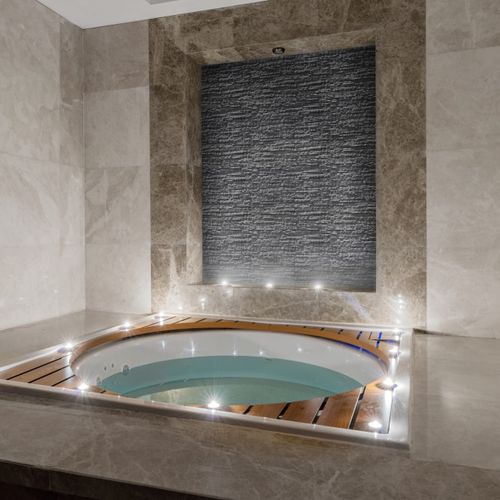 Paramento decorativo - GEOMETRIC : DUNE GRAY - Mathios SA - in calcestruzzo / per esterni / indoor