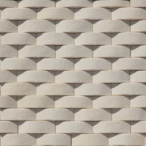 Paramento di lunga durata - GEOMETRIC : ATLAS BEIGE - Mathios SA - in calcestruzzo / per esterni / indoor