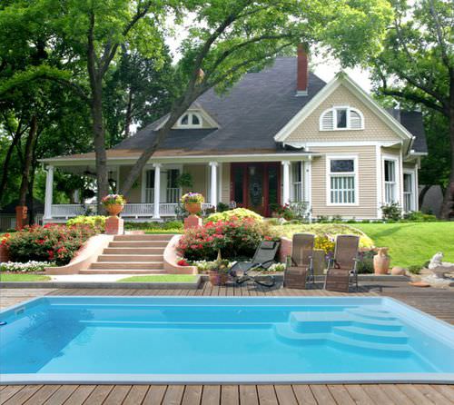 Piscina monoblocco - ATLANTIS 650 - Aquacomet Kft. - da esterno / interrata / in ceramica
