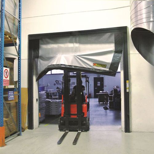 Porta industriale avvolgibile - REPLAY  - KOPRON - in PVC / tagliafuoco / termoisolante