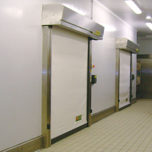 Porta industriale avvolgibile - FAST COLD - KOPRON - in PVC / automatica / termoisolante
