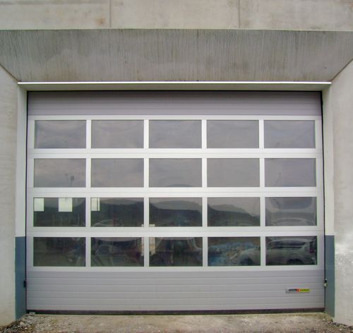 Porta industriale sezionale - K-VISION - KOPRON - in ghisa di alluminio / automatica / di sicurezza