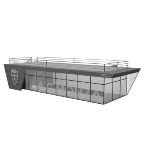 Edificio prefabbricato - TURNKEY - KOPRON - in acciaio galvanizzato / su ossatura metallica / per impianto sportivo
