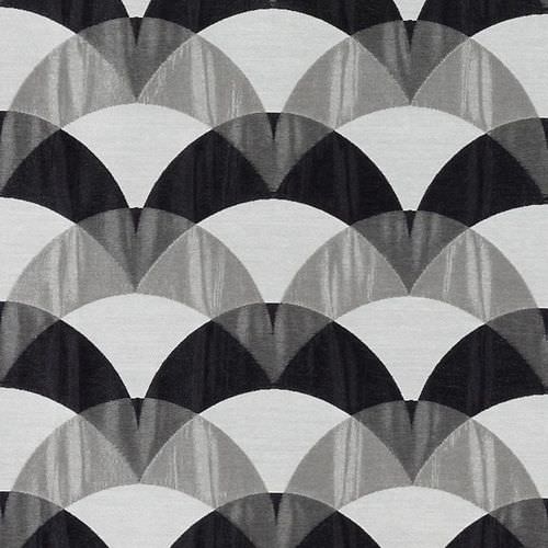 Tessuto da tappezzeria - Paramount : GREY/BLACK - DURALEE DESIGNER - a motivi / in viscosa