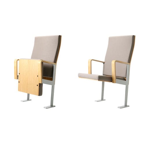 Sedia per auditorium in tessuto - ALTO - Race Furniture - in legno / imbottita / pieghevole