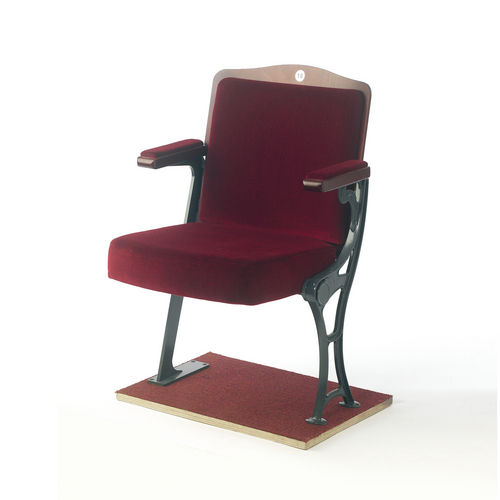 Poltrona per auditorium in stile - CHAVENAGE - Race Furniture - in tessuto / in legno / blu