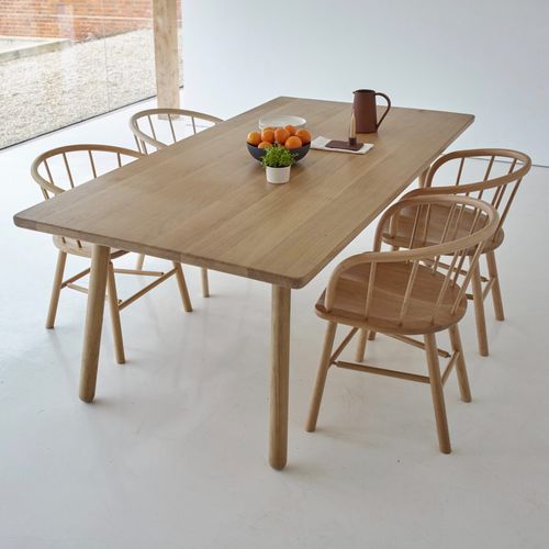 Tavolo da pranzo contemporaneo - One - ANOTHER COUNTRY - in rovere / in frassino / con supporto in quercia