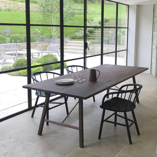 Tavolo da pranzo contemporaneo - Two - ANOTHER COUNTRY - in noce / in frassino / con supporto in frassino