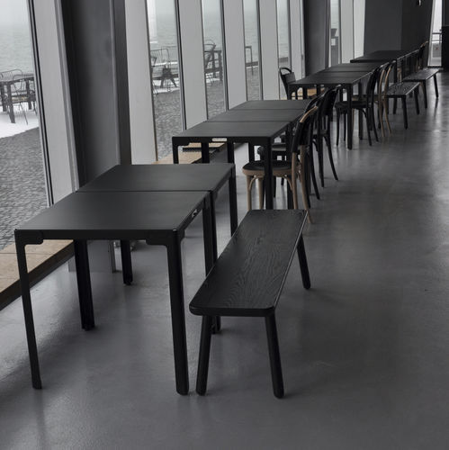 Panca contemporanea - One - ANOTHER COUNTRY - in rovere / in frassino / senza schienale