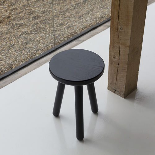 Sgabello contemporaneo - One - ANOTHER COUNTRY - in rovere / in frassino / in legno laccato