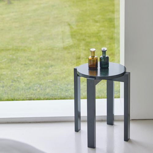 Sgabello contemporaneo - Four - ANOTHER COUNTRY - in rovere / in frassino / con supporto in quercia