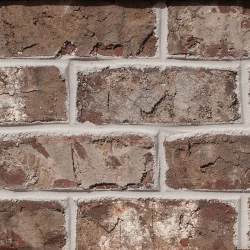 Mattone per facciata - BARKER HOUSE - PINE HALL BRICK - pieno / marrone / bianco