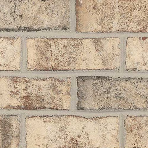 Mattone per facciata - FRENCH MANOR - PINE HALL BRICK - pieno / marrone / bianco