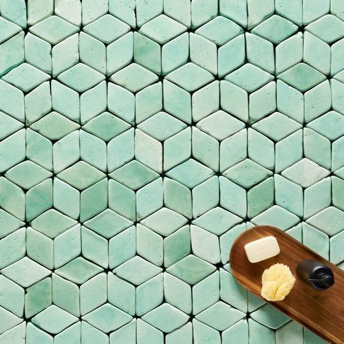 Piastrella in terracotta - ARRECIFE  - SaldaMena SC - lucida / da interno / da sala