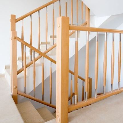Ringhiera in legno - MA6 - PIRBA - da interno / per scala