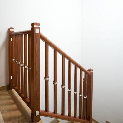 Ringhiera in legno - MA13 - PIRBA - da interno / per scala