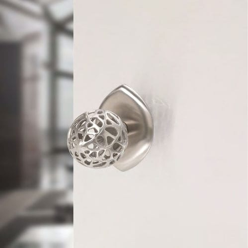 Pomello per porta contemporaneo - MORPHIC : INTERIOR - Martin Pierce - in bronzo / in acciaio inossidabile