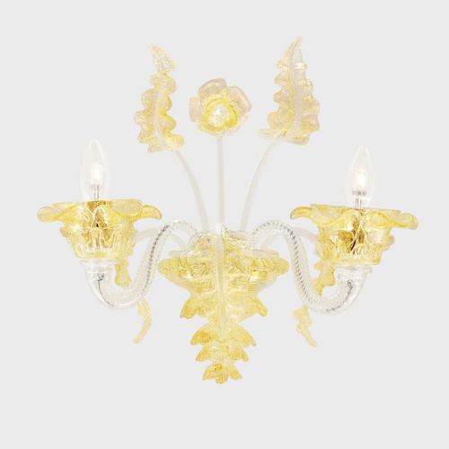 Applique classica - GOLD ARMONIA - Sogni di Cristallo - da interno / in vetro soffiato / in vetro di Murano