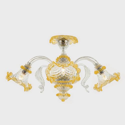 Plafoniera classica - ATENA - Sogni di Cristallo - in vetro di Murano / LED / da interno