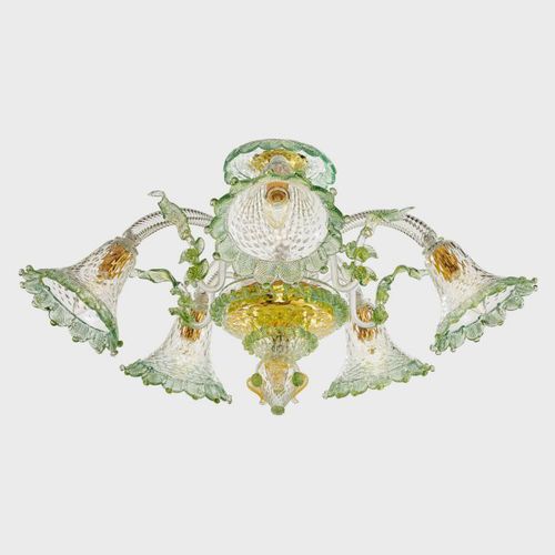 Plafoniera classica - APOLLO DEI DOGI - Sogni di Cristallo - in vetro di Murano / LED / da interno