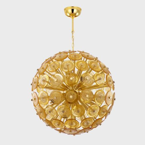 Lampadario contemporaneo - SUPERNOVA - Sogni di Cristallo - in vetro di Murano / in vetro soffiato / da 10 lampadine