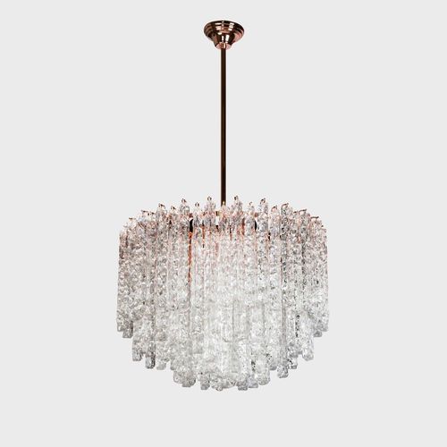 Lampadario classico - DOLOMITI ICE EDITION  - Sogni di Cristallo - in vetro di Murano / in vetro soffiato / da 7 lampadine