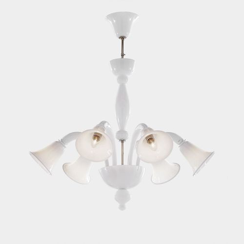 Lampadario contemporaneo - BOREALIS DOWNWARD  - Sogni di Cristallo - in vetro di Murano / da 6 lampadine / da 8 lampadine