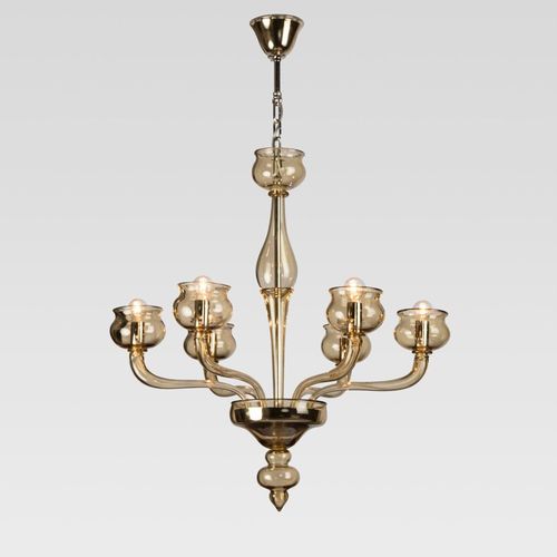Lampadario contemporaneo - OPERA - Sogni di Cristallo - in vetro di Murano / da 6 lampadine / da 8 lampadine
