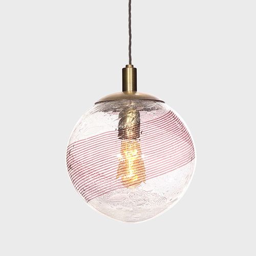 Lampada a sospensione - BALL #002  - Sogni di Cristallo - in vetro di Murano / contemporanea / con cavo
