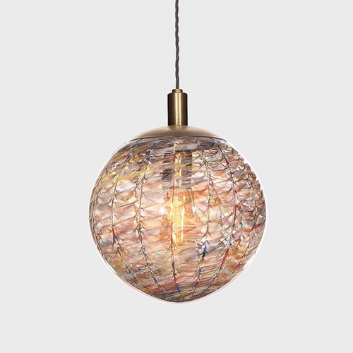 Lampada a sospensione - BALL #003  - Sogni di Cristallo - in vetro di Murano / classica / con cavo