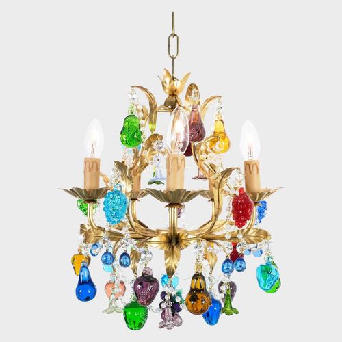 Lampadario classico - ARCIMBOLDI - Sogni di Cristallo - in vetro di Murano / in vetro soffiato / in ferro modellato
