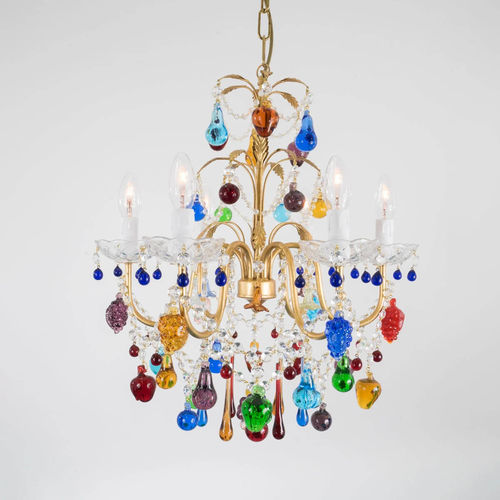 Lampadario classico - PRIMIZIA - Sogni di Cristallo - in vetro soffiato / in vetro di Murano / in ferro modellato