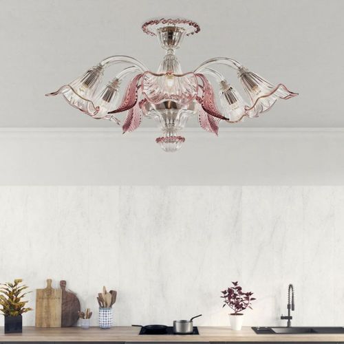 Plafoniera classica - AFRODITE - Sogni di Cristallo - in vetro di Murano / LED / da interno
